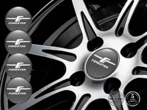 Subaru Resin Domed Stickers Style Stylish Wheel Logos